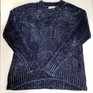 Philosophy Blue Chenille Sweater